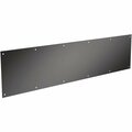 National & Spectrum Brands Hhi 8 x 34 in. Kickplate, Matte Black 111965